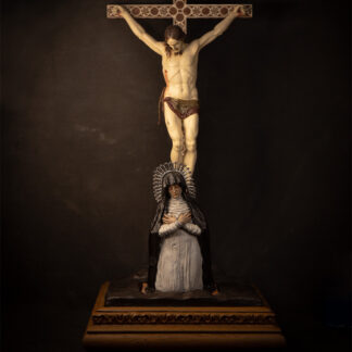 Cristo de la Misericordia + Soledad en el Calvario + Peana